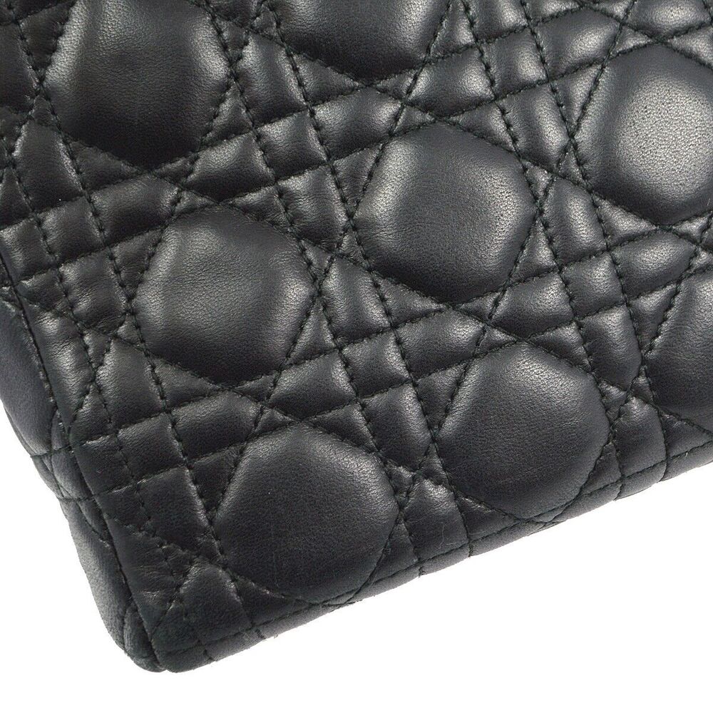 Christian Dior Black Lambskin Lady #126961D18B - Picture 6 of 10
